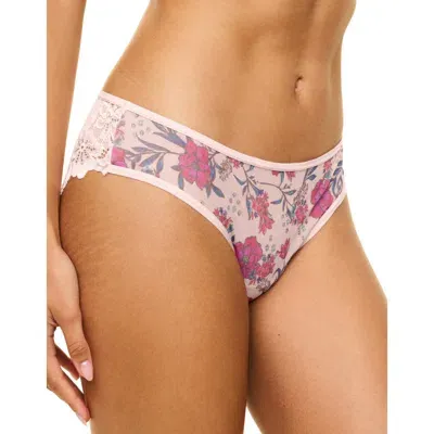 Adore Me Onita Cheeky Panties In Floral Pink