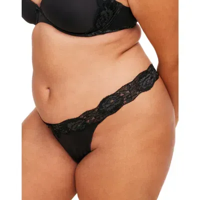 Adore Me Paxton Thong Panties In Black