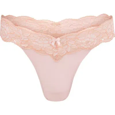 Adore Me Paxton Thong Panties In Light Pink