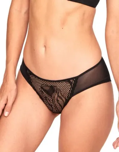 Adore Me Selina Hipster Panties In Black