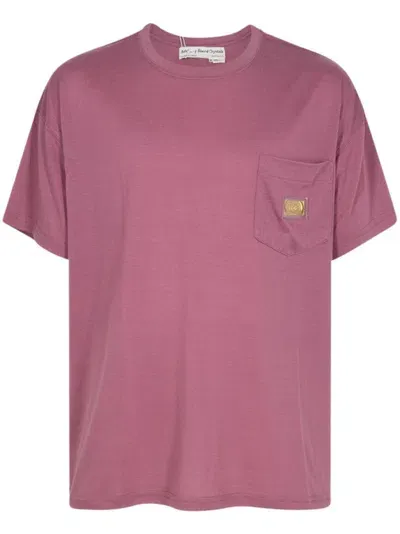 Advisory Board Crystals Lightweight Pocket T-shirt In Pink