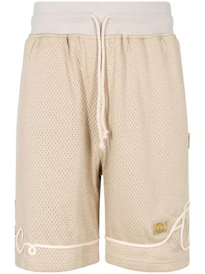 Advisory Board Crystals Soutache Basketball Shorts In Neutrals