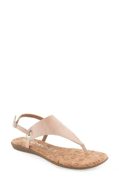 Aerosoles Conclusion Slingback Sandal In Cipria Patent Pu W/cork