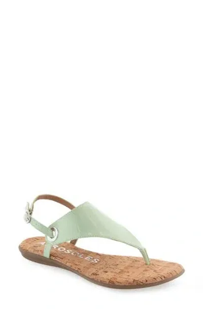 Aerosoles Conclusion Slingback Sandal In Gleam Patent Pu W/cork