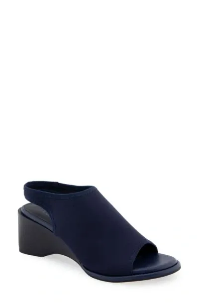 Aerosoles Nuri Mule In Navy Fabric