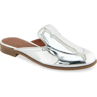 Aerosoles Wilda Mule In Silver Mirror Metallic