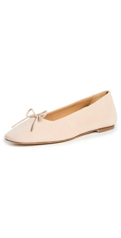 Aeyde Delfina Ballet Flats Peach