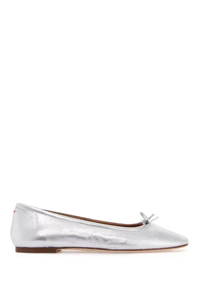 Aeyde Flats In Silver