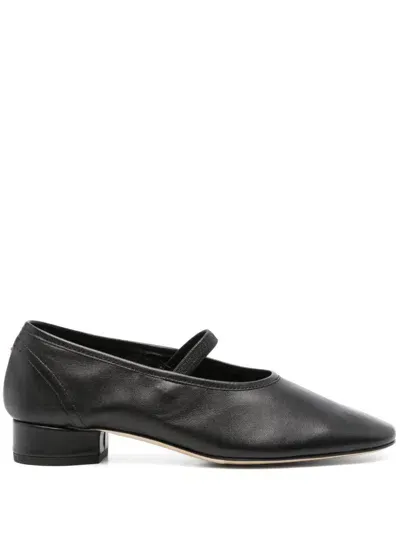 Aeyde Pippa Ballet Flats In Black