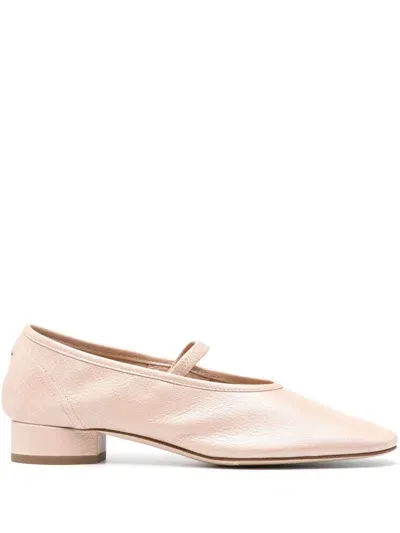 Aeyde Pippa Ballet Flats In Pink