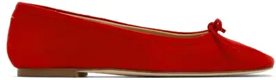 Aeyde Red Delfina Ballerina Flats