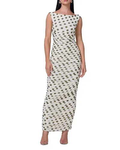 Afrm Ailsa Bodycon Dress In Birch Dot