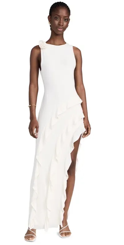 Afrm Airess Dress In White