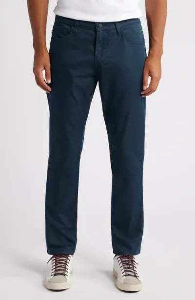 Ag Everett Commuter Performance Slim Straight Sateen Pants In Marine Haze