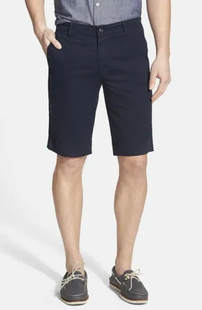 Ag Griffin Regular Fit Chino Shorts In Night Eclipse