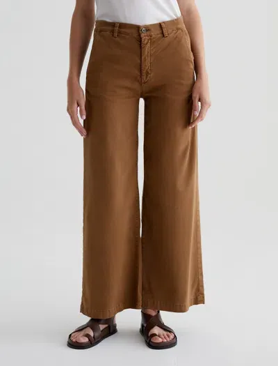 Ag Jeans Caden Wide Leg In Khaki