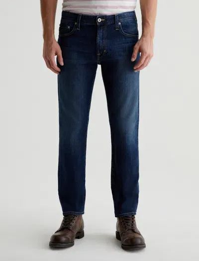 Ag Protege Mid Rise Straight Jeans In 5 Years View In Blue