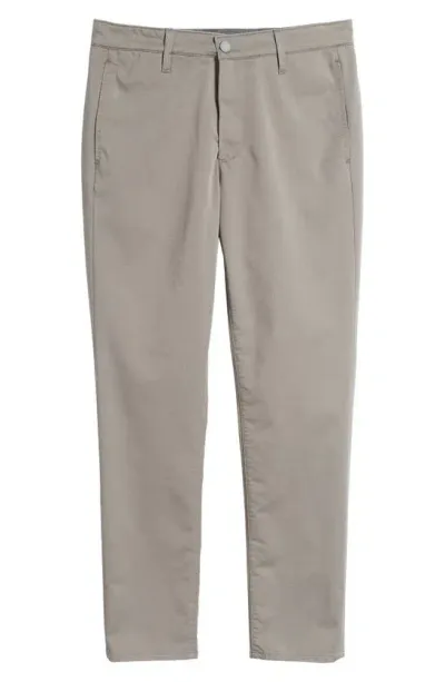 Ag Kullen Flat Front Cotton Blend Chinos In Shoreline Fog