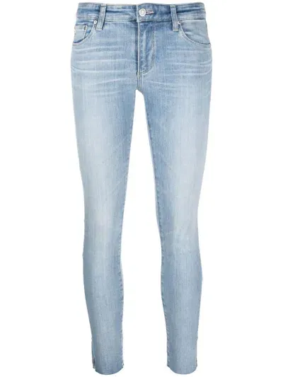 Ag Legging Ankle Skinny Jeans In 蓝色