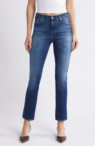 Ag Mari High Waist Slim Straight Leg Jeans In Years Palos Verdes