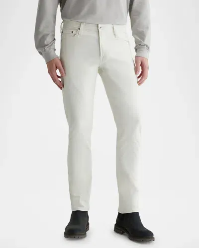 Ag Men's Tellis 5-pocket Corduroy Pants In White Cream