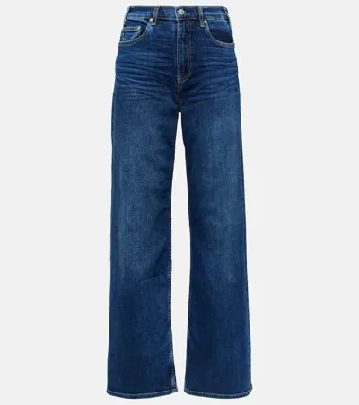 Ag New Bgy Wide-leg Jeans In Blue