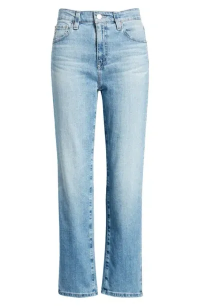 Ag Saige High-rise Straight Jeans In 22 Years Whisper