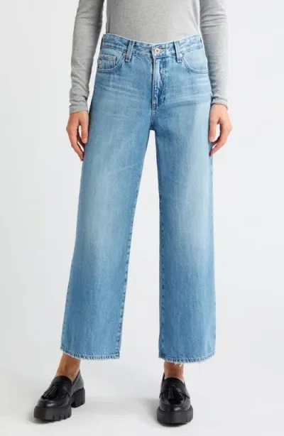 Ag Saige High Waist Ankle Wide Leg Jeans In Crosswind