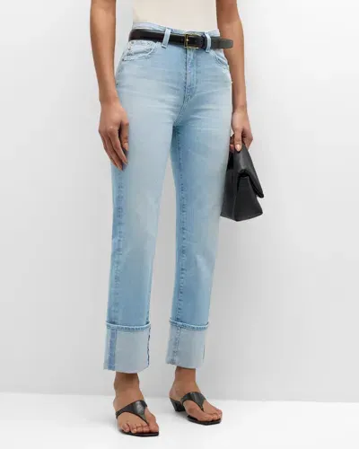 Ag Saige Straight Cropped Jeans In Years