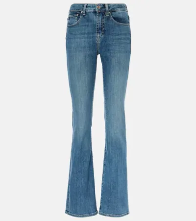 Ag Mid-rise Bootcut Jeans In Blue