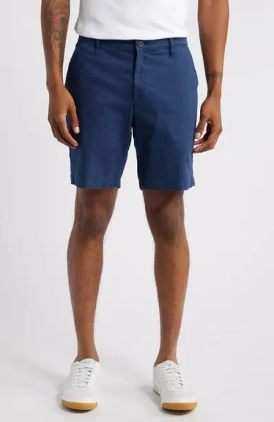 Ag Wanderer 8.5-inch Stretch Cotton Chino Shorts In After Midnight