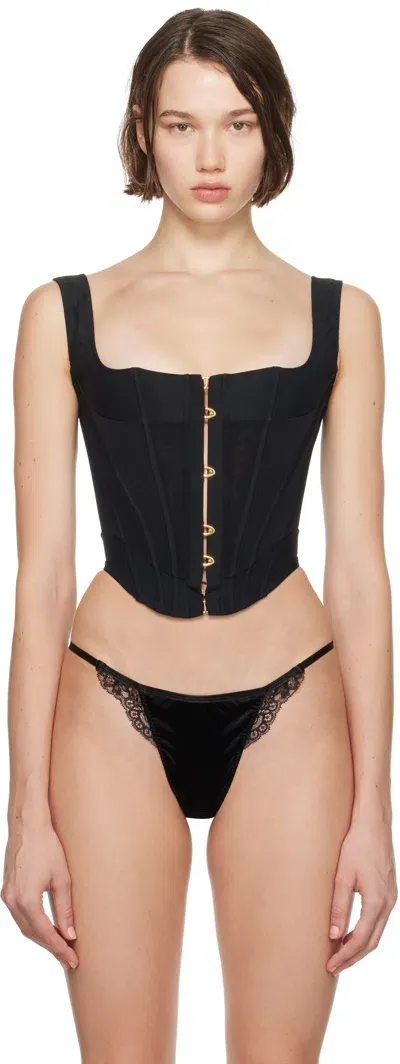 Agent Provocateur Black Zena Corset In 001000 Black