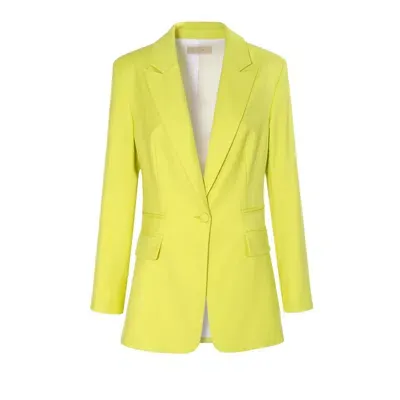 Aggi Blazer Blair Laser Yellow In Yellow/orange