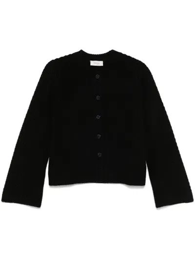 Agnona Cashmere Cardigan In Black