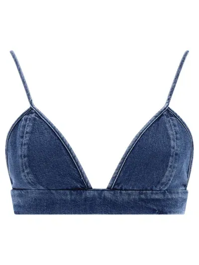 Agolde Bralette Tops In Blue