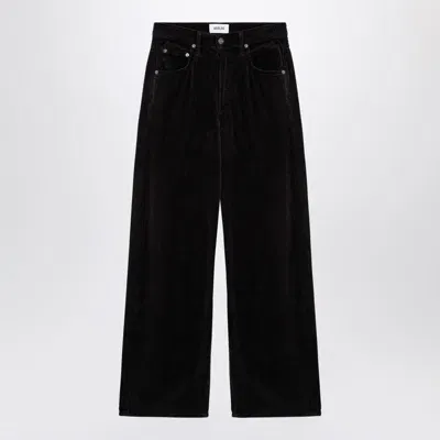 Agolde Corduroy Trousers In Black