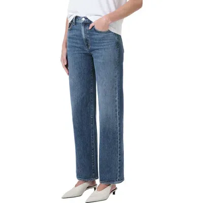 Agolde Harper High Waist Ankle Wide Leg Jeans In Fix