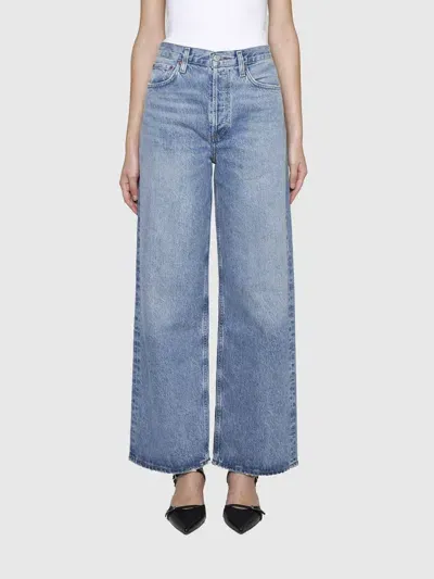 Agolde Blue Harper Jeans In Denim