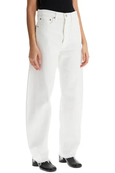 Agolde Jeans Barrel Luna In White