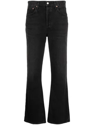 Agolde High-waisted Bootcut Jeans In Rinqs Relinquish