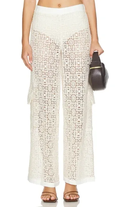 Agua Bendita Maca Pants In 米色