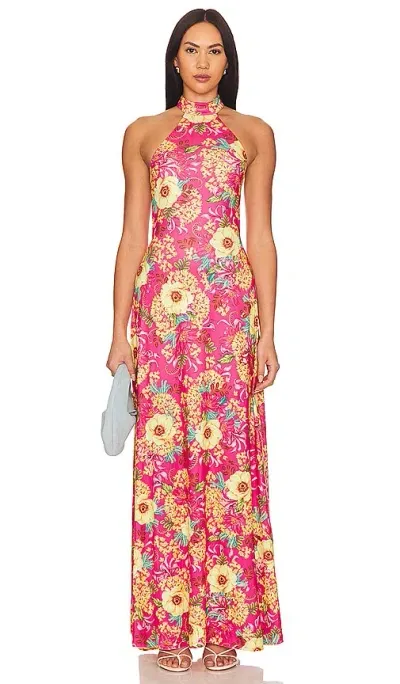 Agua Bendita X Revolve Darmi Maxi Dress In Foulard Floral