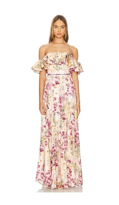 Agua By Agua Bendita Oro Maxi Dress In Rosa