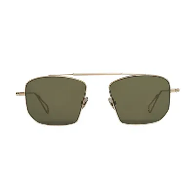 Ahlem New York Greygold Sunglasses In Blue