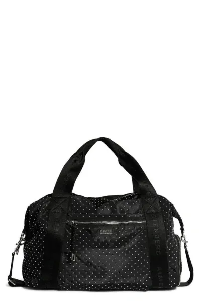 Aimee Kestenberg Duffle Bag In Black Studded