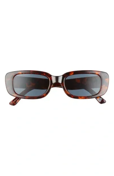 Aire Ceres 51mm Rectangular Sunglasses In Dark Tort