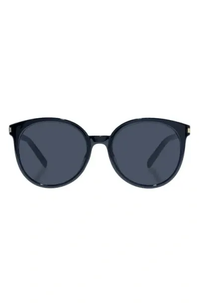 Aire Lyrasphere 56mm Round Sunglasses In Black