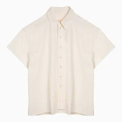 Airei White Short-sleeved Shirt In Black