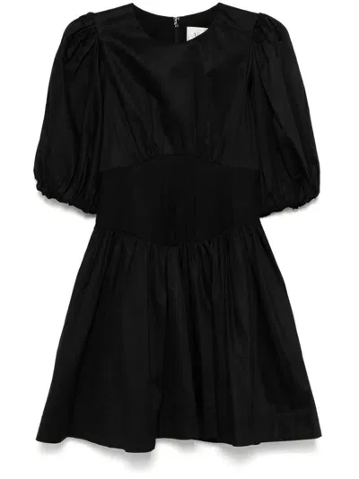 Aje Billie Corded Mini Dress In Black