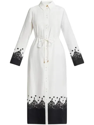 Aje Charmer Lace Dress In White